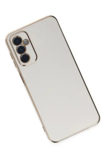 Newface Samsung Galaxy A04S Kılıf Volet Silikon - Beyaz resmi