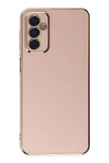Newface Samsung Galaxy A04S Kılıf Volet Silikon - Pembe resmi