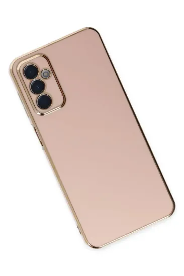 Newface Samsung Galaxy A04S Kılıf Volet Silikon - Pembe resmi