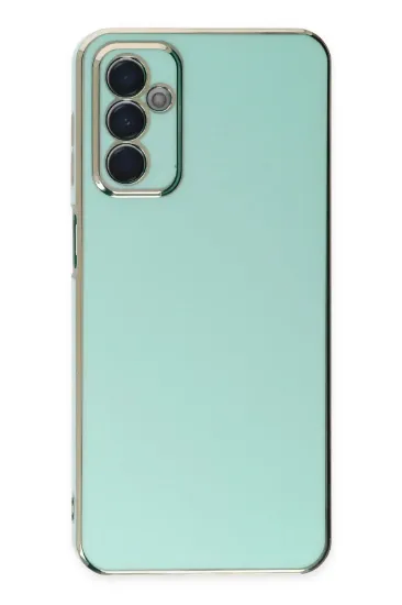 Newface Samsung Galaxy A04S Kılıf Volet Silikon - Açık Yeşil resmi