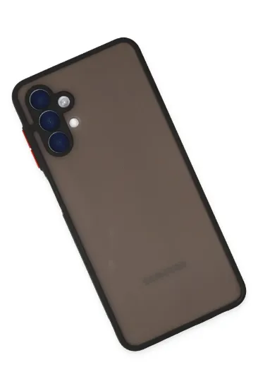 Newface Samsung Galaxy A04S Kılıf Montreal Silikon Kapak - Siyah resmi