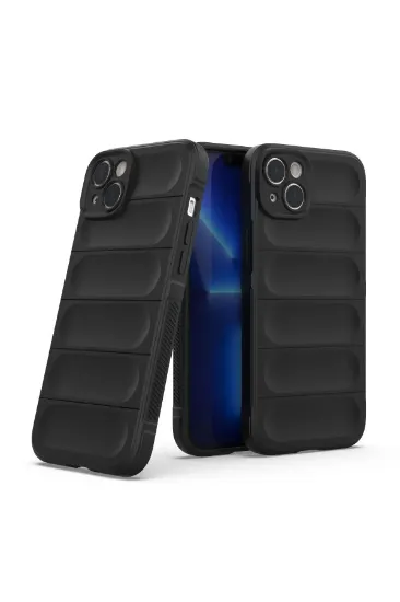 Newface iPhone 15 Kılıf Optimum Silikon - Siyah resmi
