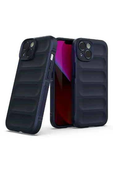 Newface iPhone 15 Kılıf Optimum Silikon - Lacivert resmi