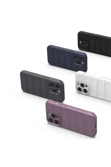 Newface iPhone 15 Pro Kılıf Optimum Silikon - Bordo resmi