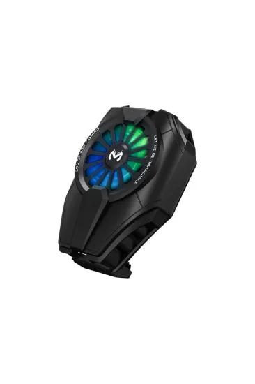Newface DL06 RGB Radyatör Telefon Soğutucu Fan - Siyah resmi