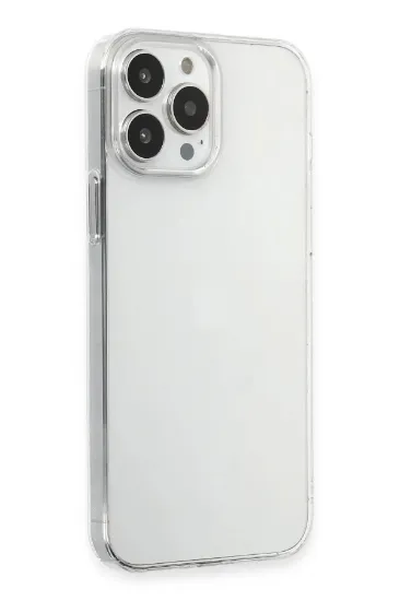 Newface iPhone 15 Pro Max Kılıf Pc Sert Şeffaf Kapak - Şeffaf resmi