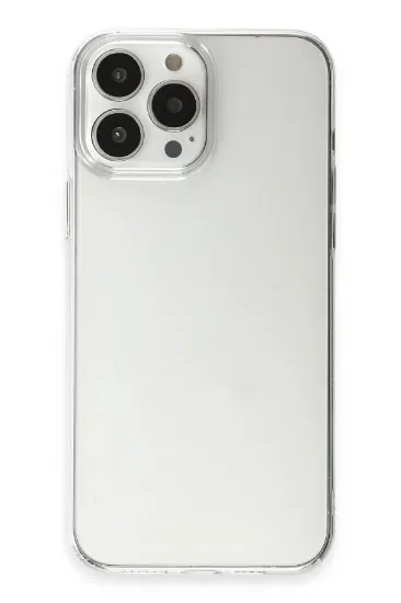 Newface iPhone 15 Pro Max Kılıf Pc Sert Şeffaf Kapak - Şeffaf resmi