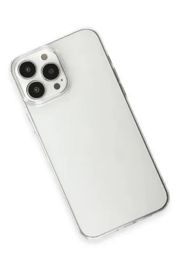 Newface iPhone 15 Pro Max Kılıf Pc Sert Şeffaf Kapak - Şeffaf resmi