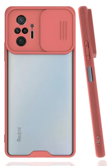 Newface Xiaomi Redmi Note 10 Pro Kılıf Platin Kamera Koruma Silikon - Pembe resmi