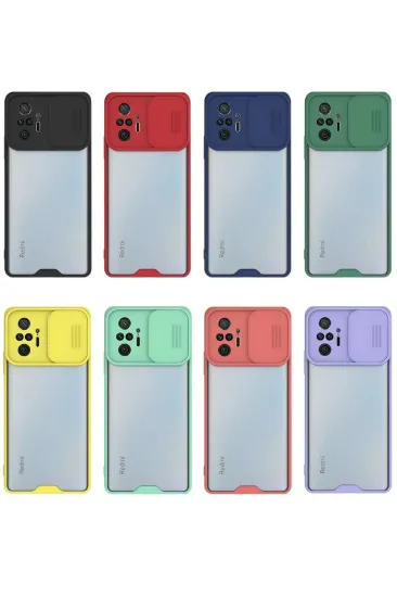 Newface Xiaomi Redmi Note 10 Pro Kılıf Platin Kamera Koruma Silikon - Yeşil resmi