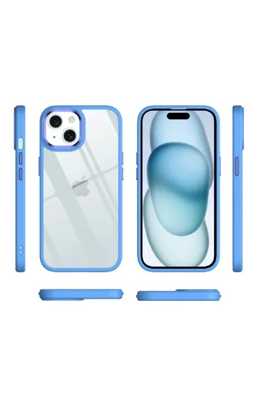 Newface iPhone 15 Kılıf Power Silikon - Mor resmi