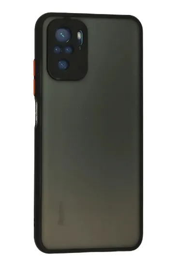 Newface Xiaomi Redmi Note 10 Kılıf Montreal Silikon Kapak - Siyah resmi