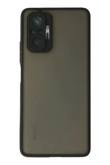 Newface Xiaomi Redmi Note 10 Pro Kılıf Montreal Silikon Kapak - Siyah resmi