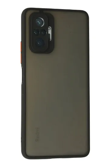 Newface Xiaomi Redmi Note 10 Pro Kılıf Montreal Silikon Kapak - Siyah resmi