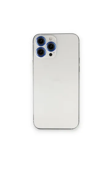 Newface iPhone 14 Pro Max Metal Kamera Lens - Lacivert resmi