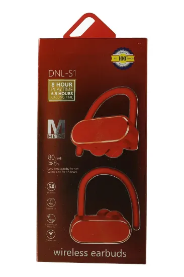 Newface DNLS1 Wireless Kulaklık - Kırmızı resmi