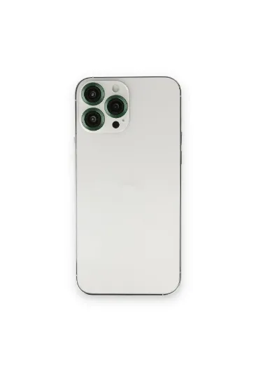 Newface iPhone 14 Pro Max Metal Kamera Lens - Koyu Yeşil resmi