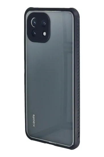 Newface Xiaomi Mİ 11 Lite Kılıf Miami Şeffaf Silikon - Lacivert resmi