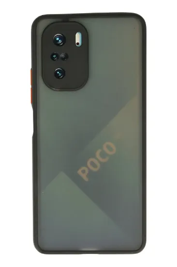 Newface Xiaomi Poco F3 Kılıf Montreal Silikon Kapak - Siyah resmi