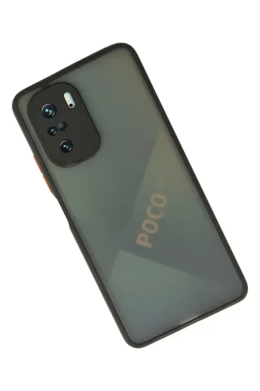 Newface Xiaomi Poco F3 Kılıf Montreal Silikon Kapak - Siyah resmi