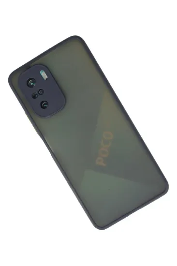 Newface Xiaomi Poco F3 Kılıf Montreal Silikon Kapak - Lacivert resmi