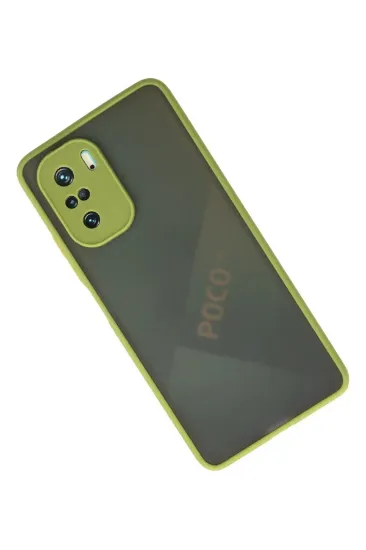 Newface Xiaomi Poco F3 Kılıf Montreal Silikon Kapak - Açık Yeşil resmi