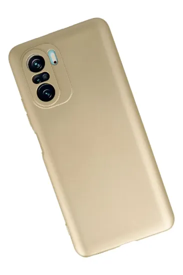 Newface Xiaomi Poco F3 Kılıf First Silikon - Gold resmi
