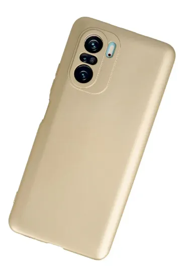 Newface Xiaomi Poco F3 Kılıf First Silikon - Gold resmi