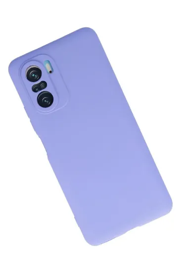 Newface Xiaomi Poco F3 Kılıf First Silikon - Lila resmi