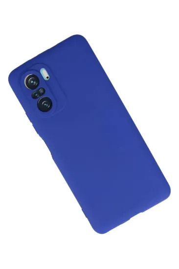 Newface Xiaomi Poco F3 Kılıf First Silikon - Lacivert resmi