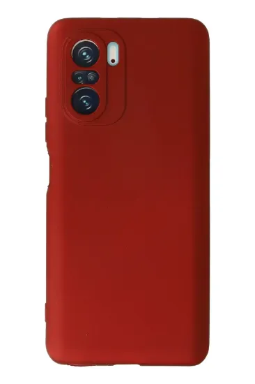 Newface Xiaomi Poco F3 Kılıf First Silikon - Kırmızı resmi