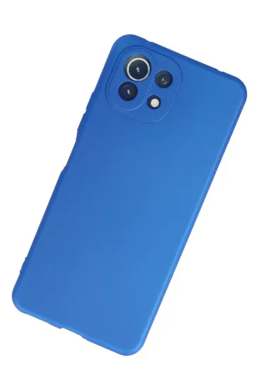 Newface Xiaomi Mİ 11 Lite Kılıf First Silikon - Mavi resmi