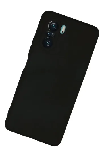 Newface Xiaomi Poco F3 Kılıf Nano içi Kadife Silikon - Siyah resmi