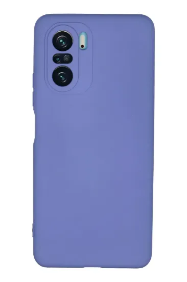 Newface Xiaomi Poco F3 Kılıf Nano içi Kadife Silikon - Lila resmi