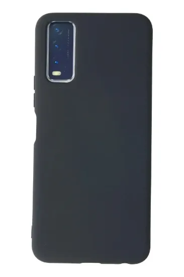 Newface Vivo Y11S Kılıf Nano içi Kadife Silikon - Gri resmi