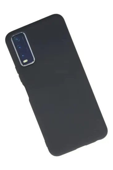 Newface Vivo Y11S Kılıf Nano içi Kadife Silikon - Gri resmi
