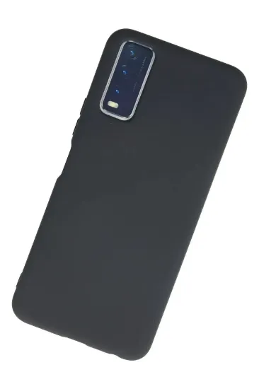 Newface Vivo Y11S Kılıf Nano içi Kadife Silikon - Gri resmi