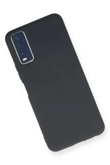 Newface Vivo Y11S Kılıf Nano içi Kadife Silikon - Lacivert resmi