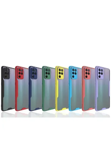 Newface Oppo Reno 5 Lite Kılıf Platin Silikon - Sarı resmi