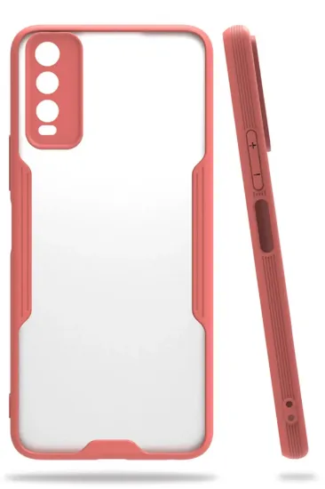 Newface Vivo Y11S Kılıf Platin Silikon - Pembe resmi