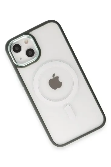 Newface iPhone 15 Kılıf Room Magneticsafe Silikon - Köknar Yeşili resmi