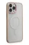 Newface iPhone 15 Pro Kılıf Room Magneticsafe Silikon - Pudra resmi