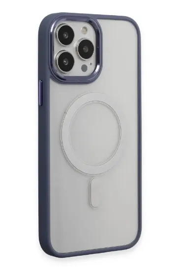 Newface iPhone 15 Pro Max Kılıf Room Magneticsafe Silikon - Sierra Blue resmi