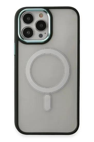Newface iPhone 15 Pro Max Kılıf Room Magneticsafe Silikon - Köknar Yeşili resmi