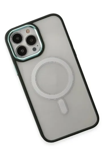 Newface iPhone 15 Pro Max Kılıf Room Magneticsafe Silikon - Köknar Yeşili resmi