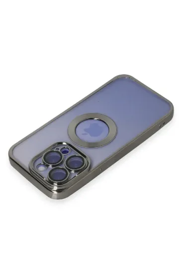 Newface iPhone 15 Pro Kılıf Slot Silikon - Titan Gri resmi