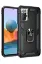 Newface Xiaomi Redmi Note 10 Pro Kılıf Sofya Yüzüklü Silikon Kapak - Siyah resmi