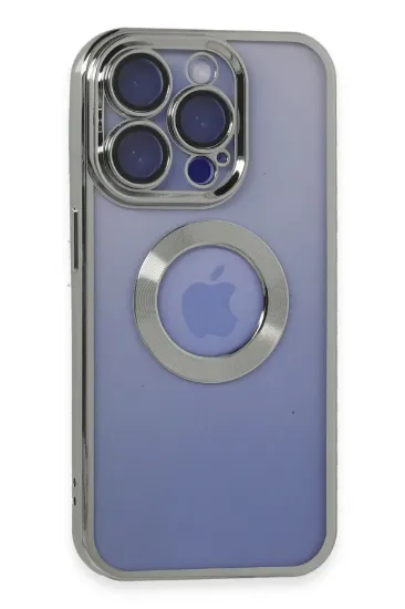 Newface iPhone 15 Pro Max Kılıf Slot Silikon - Gümüş resmi
