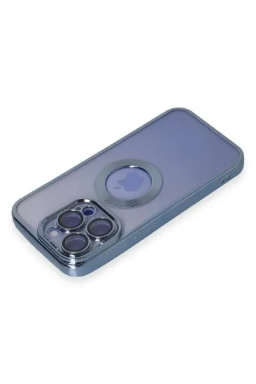 Newface iPhone 15 Pro Max Kılıf Slot Silikon - Sierra Blue resmi