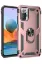 Newface Xiaomi Redmi Note 10 Pro Kılıf Sofya Yüzüklü Silikon Kapak - Rose resmi
